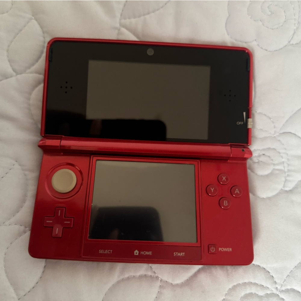 Nintendo Dual-Screen Red Handheld Console
